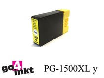 Compatible inkt cartridge PGI-1500XL Y voor Canon, van Go4inkt