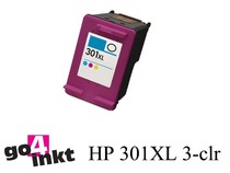 Huismerk HP 301XL 3-clr inktpatroon remanufactured