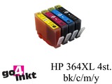 Huismerk HP 364 (1xbk/c/m/y) inktpatronen Huismerk (4 st)