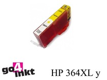 Huismerk HP 364 y inktpatroon compatible met chip