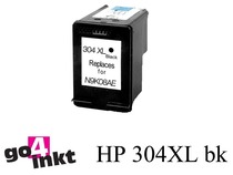 Huismerk HP 304XL bk inktpatroon remanufactured