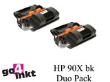 Huismerk HP 90XD bk, CE390XD Duo Pack toner compatible (2 st)