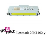 Lexmark 20K1402 y toner remanufactured