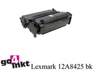 Lexmark 12A8425 bk toner remanufactured