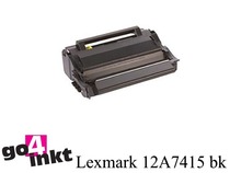 Lexmark 12A7415 bk toner remanufactured