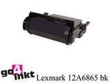 Lexmark 12A6865 bk toner remanufactured