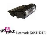 Lexmark X651H21E bk toner compatible