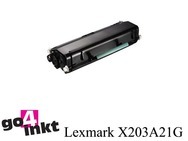 Lexmark X203A21G bk toner compatible
