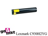 Lexmark c930h2yg y toner compatible