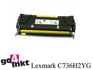 Lexmark C736H2YG y toner compatible