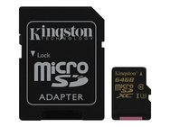Kingston SD 64GB UHS-I U3 MicroSDXC + adapter (SDCG/64GB)