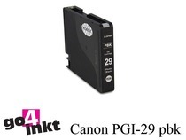 Compatible inkt cartridge PGI-29 pbk voor Canon, van Go4inkt