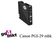 Compatible inkt cartridge PGI-29 mbk voor Canon, van Go4inkt