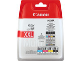 Canon CLI-581XXL, CLI581XXL bk/c/m/y origineel (4 st)