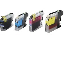 Compatible inkt cartridge LC-127XL, LC127XL serie voor Brother, van Go4inkt (=LC121-LC123-LC125) (4 st)