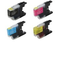 Compatible inkt cartridge LC-1220, LC1220 serie voor Brother, van Go4inkt (4 st)
