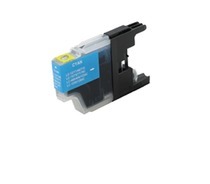 Compatible inkt cartridge LC-1240c, LC1240c voor Brother, van Go4inkt