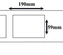 Dymo compatible Labels 190 x 59 mm (99019) (10 st)