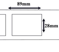 Seiko compatible labels 89 x 28 mm(SLP 2RL) (10 st)
