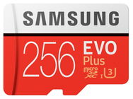 Samsung EVO+ Micro SDXC 256GB Class 10 + adapter (MB-MC256GA)