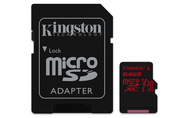 Kingston Canvas React 64GB Micro SDXC + adapter (SDCR/64GB)