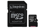 Kingston Canvas Select 64GB Micro SDXC + adapter (SDCS/64GB)