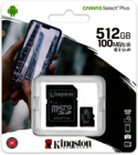 Kingston Canvas Select Plus 512GB Micro SDXC + adapter (SDCS2/512GB)