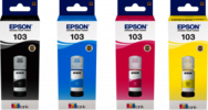 Epson 103 bk/c/m/y inktflesjes origineel (4 st)