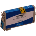Epson 407 cyaan inktpatroon compatible