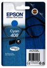 Epson 408 cyaan (c) inktcartridge origineel