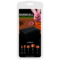 Duracell High Speed Multicharger CEF22 universele batterijlader - AA, AAA, C, D, 9V