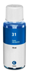 HP 31 cyaan (c) inktfles compatible