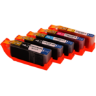Compatible inkt cartridge PGI-580XXL, CLI-581XXL bk/c/m/y/pbk voor Canon, van Go4inkt (5 st)