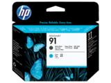 HP 91 mbk+c printkop origineel