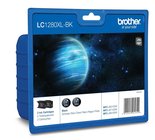 Brother LC-1280XL bk, LC1280XL bk inktpatroon origineel (2 st)