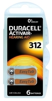 Duracell Activair Mercury Free P312 (6 st) 