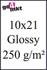 Huismerk Fotopapier Glossy (10x21) 250g/m² (50st)