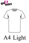 Huismerk T-shirt transfer papier light (A4) 140g/m